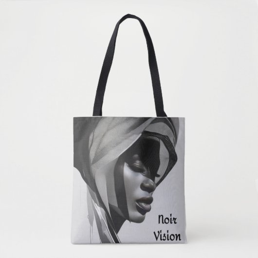 Tote Bag Vision Noir (Devant)