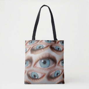 Tote Bag Vision psychédélique : illusion de l'oeil Abstrait