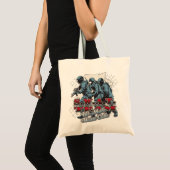 Tote Bag Visites à domicile d'équipe de choc (Devant (produit))
