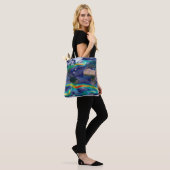 Tote Bag Visualisation Des Vents Mondiaux. (Sur le modèle)
