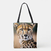 Tote Bag Vitesse et grâce : Le regard des guépards (Dos)