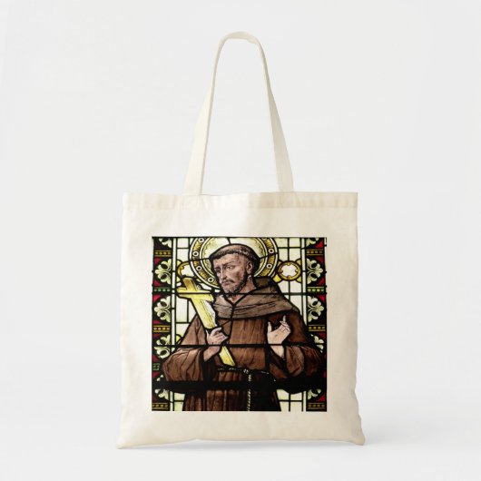 Tote Bag Vitrail de Monk franciscain (Devant)