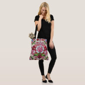 Tote Bag Vitrail floral Saint-Valentin (Sur le modèle)
