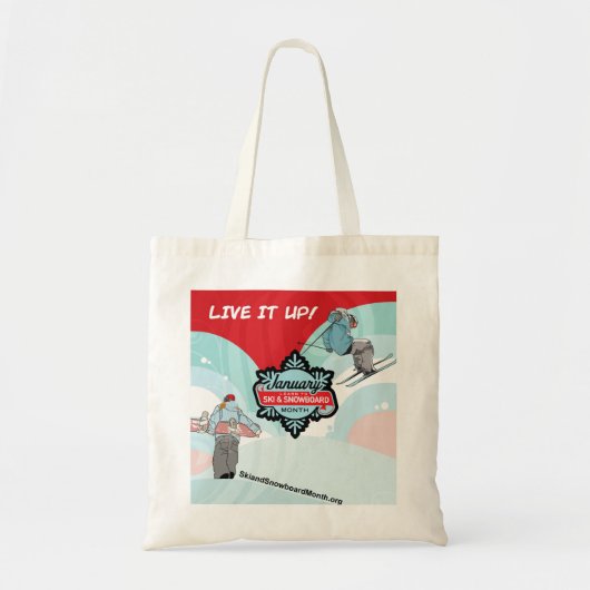 Tote Bag Vivent il vers le haut de cet hiver (Devant)