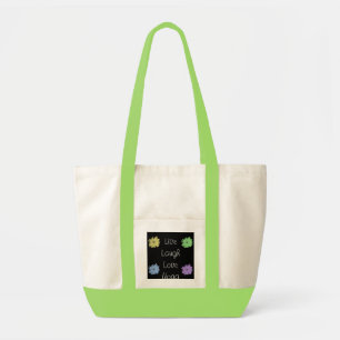 Tote Bag Vivent le yoga d'amour de rire