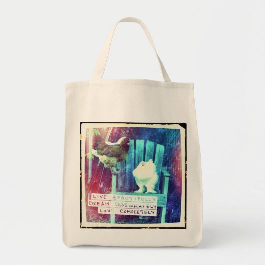 Tote Bag Vivez admirablement (Devant)
