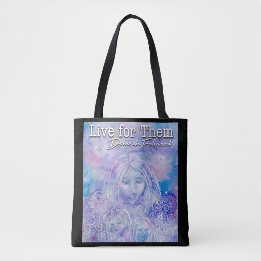 Tote Bag Vivez pour eux (Devant)