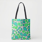 Tote Bag Vivid Elegance Feuille Motif (Devant)