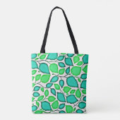 Tote Bag Vivid Elegance Feuille Motif (Dos)