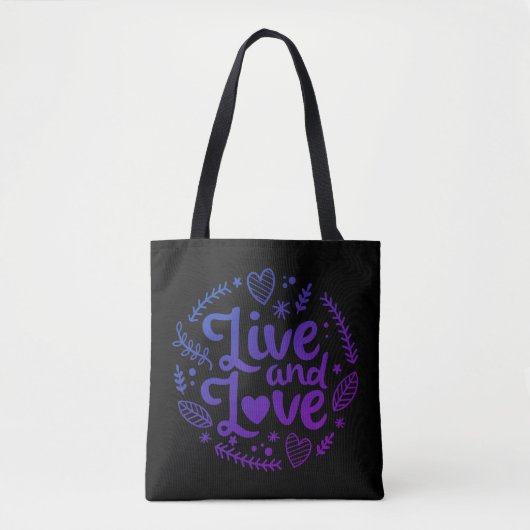 Tote Bag Vivre Et Aimer (Devant)