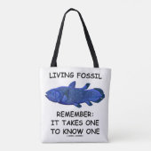 Tote Bag Vivre Fossil Rappelez-Vous : Il Faut Connaître Un (Dos)