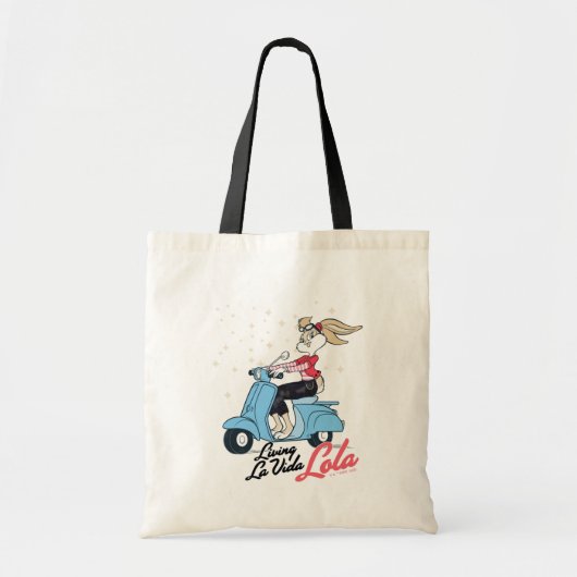 Tote Bag Vivre La Vida Lola Scooter Graphic (Devant)