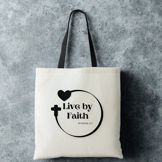 Tote Bag Vivre Par La Foi