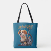 Tote Bag Vivre Respiration Vacuum Chien (Dos)