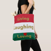 Tote Bag Vivre, rire, aimer (De près)