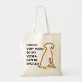 Tote Bag Vizsla gâtée (Devant)