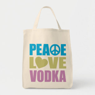 Tote Bag Vodka d'amour de paix