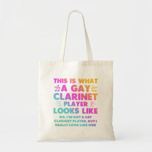 Tote Bag Voici À Quoi Ressemble Un Joueur Gay Clarinet LGBT