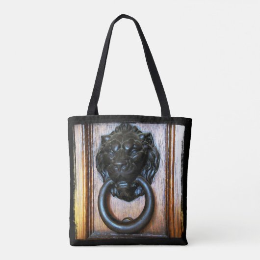 Tote Bag Voici Campbell CA, Historic Ansley House Knocker (Dos)