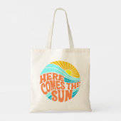 Tote Bag Voici Le Tee Soleil, Style Rétro, Style Hippie (Dos)