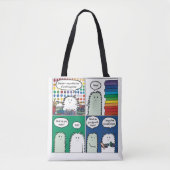 Tote Bag Voici — Ma collection de fournitures d'artisanat (Devant)