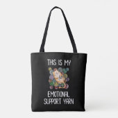 Tote Bag Voici Mon Fil De Soutien Émotionnel (Dos)