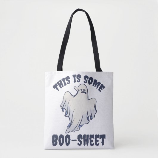 Tote Bag Voici un Boo Sheet Sassy Ghost (Devant)
