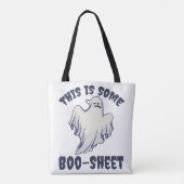 Tote Bag Voici un Boo Sheet Sassy Ghost (Dos)