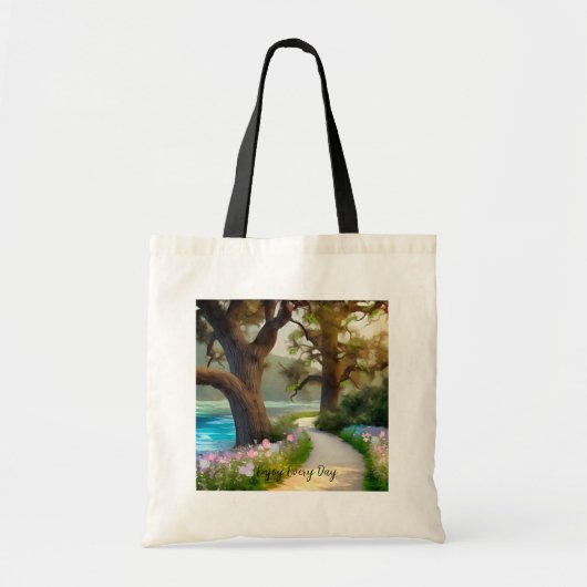 Tote Bag Voie pittoresque et paysage (Devant)