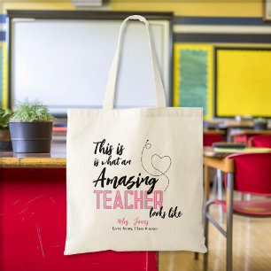 Tote Bag voilà à quoi ressemble un enseignant Extraordinair