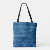 Tote Bag Voile à travers les vagues sur un (Dos)
