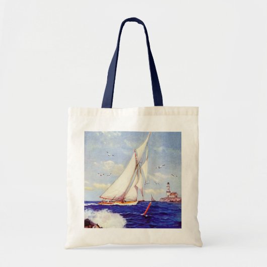 Tote Bag Voile Par le phare par Albert B. Marques (Devant)