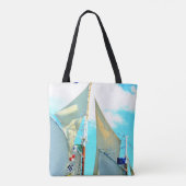 Tote Bag voiles de goélette (Dos)