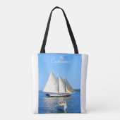 Tote Bag voilier à trois mâts (Dos)