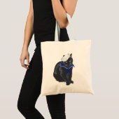Tote Bag Voilier de chat noir (Devant (produit))