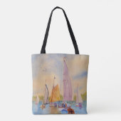 Tote Bag Voilier Sunset (Dos)