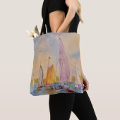 Tote Bag Voilier Sunset (De près)
