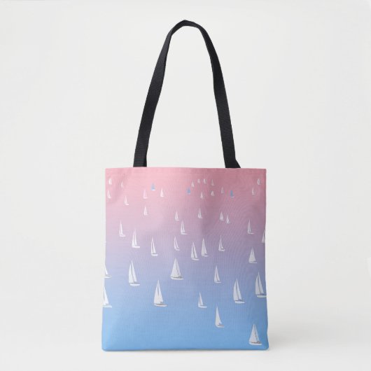 Tote Bag Voiliers de course en haute mer (Devant)