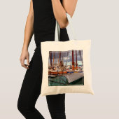 Tote Bag Voiliers Morred à Key West (Devant (produit))