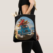 Tote Bag Voiture Blue Fiat (De près)