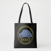 Tote Bag voiture cousue (Devant)