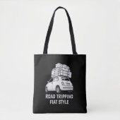 Tote Bag Voiture Fiat Blanc (Devant)