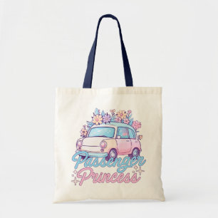 Tote Bag Voiture Princesse Passagère Fantaisiste