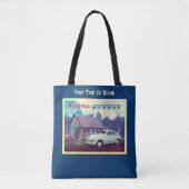 Tote Bag Voiture Russe Et Dacha (Devant)