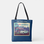 Tote Bag Voiture Russe Et Dacha (Dos)