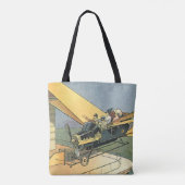 Tote Bag Voiturée de science-fiction rétro convertible Stea (Dos)
