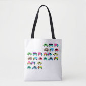 Tote Bag Voitures amusantes (Devant)