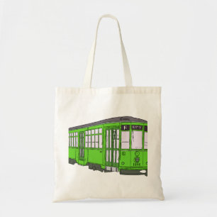 Tote Bag Voitures de Trolleycar de tram de tramway de