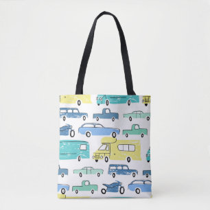 Tote Bag Voitures de ville et le dessin animé de transport 