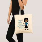 Tote Bag Voix de l'enseignant (Devant (produit))